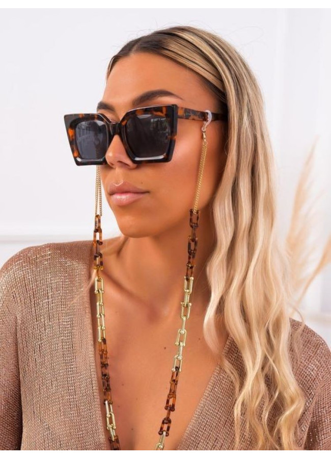 ANNAKEY MARTINA LEOPARD SUNGLASSES