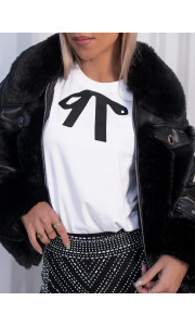 ΛΕΥΚΟ TSHIRT - ΒOW
