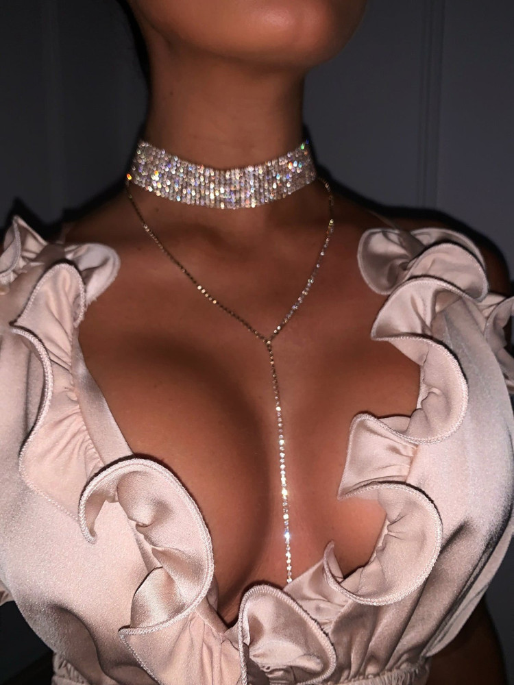 CHUNKY STRASS CHOKER