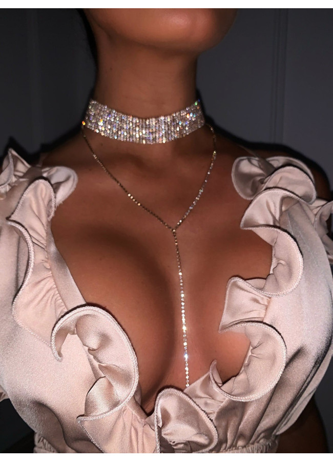CHUNKY STRASS CHOKER
