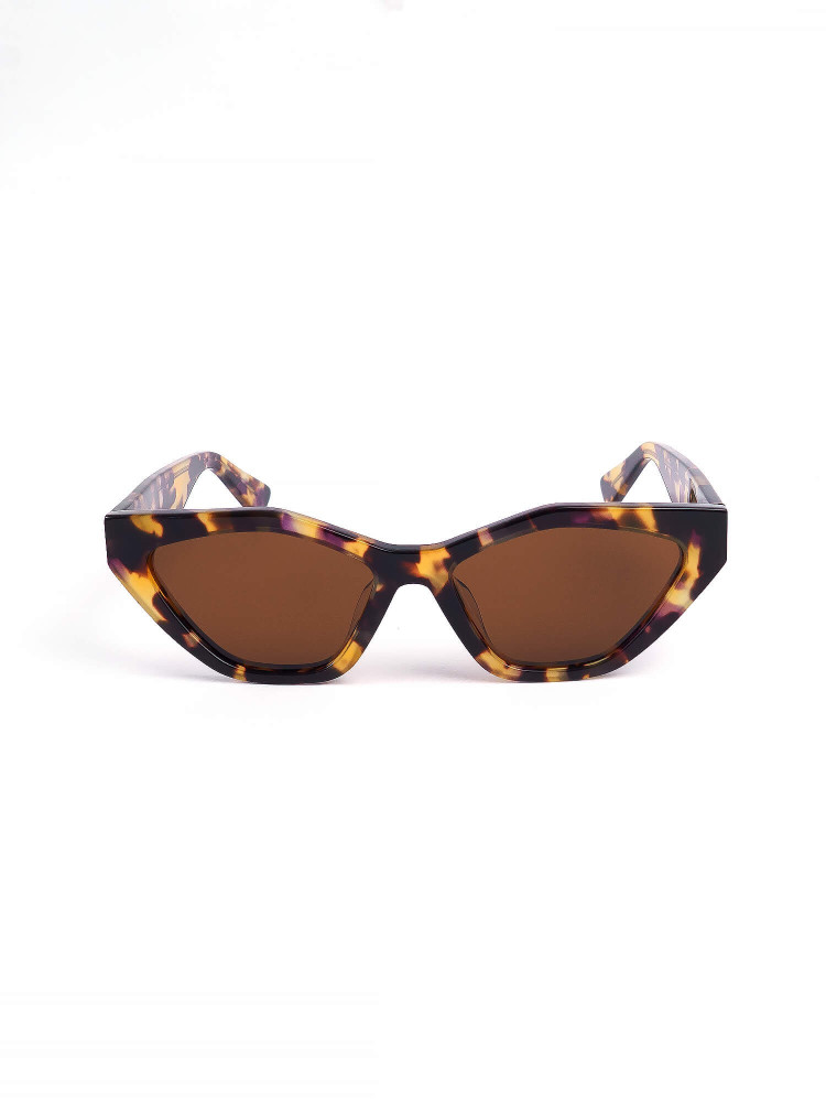 ANNAKEY POLY LEOPARD SUNGLASSES