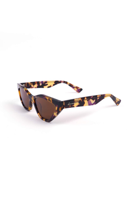ANNAKEY POLY LEOPARD SUNGLASSES