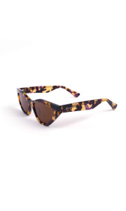 ANNAKEY POLY LEOPARD SUNGLASSES