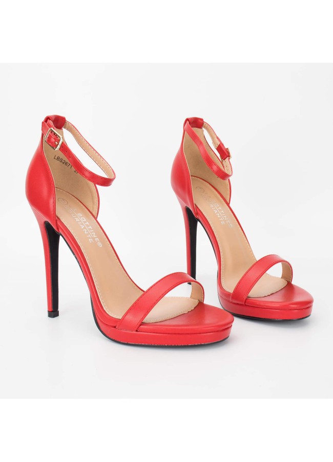 ADELE RED SANDALS