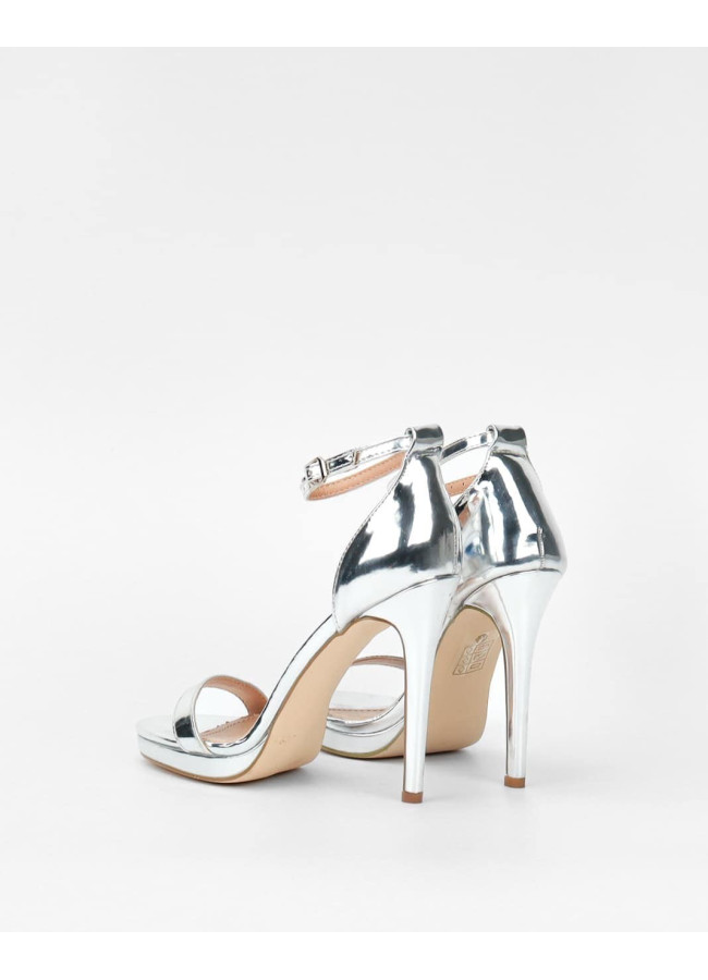 ADELE SILVER SANDALS