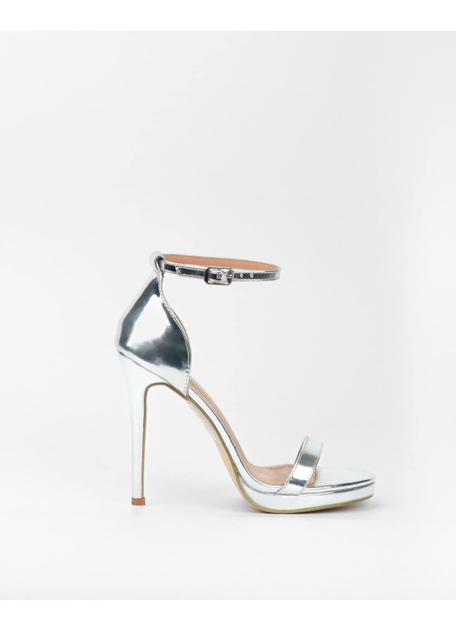 ADELE SILVER SANDALS