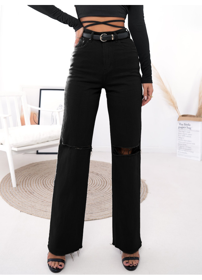 HARLEY BLACK WIDE JEANS