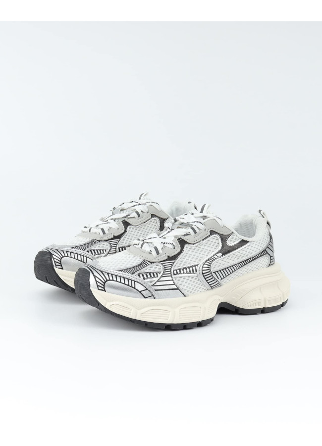 WHITE SILVER SNEAKERS - TRAIL