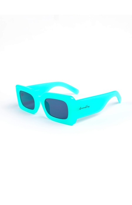 ANNAKEY ECLIPSE TURQUOISE SUNGLASSES