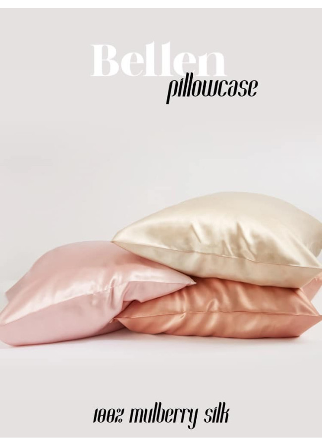 CHAMPAGNE BELLEN SILK PILLOWCASE