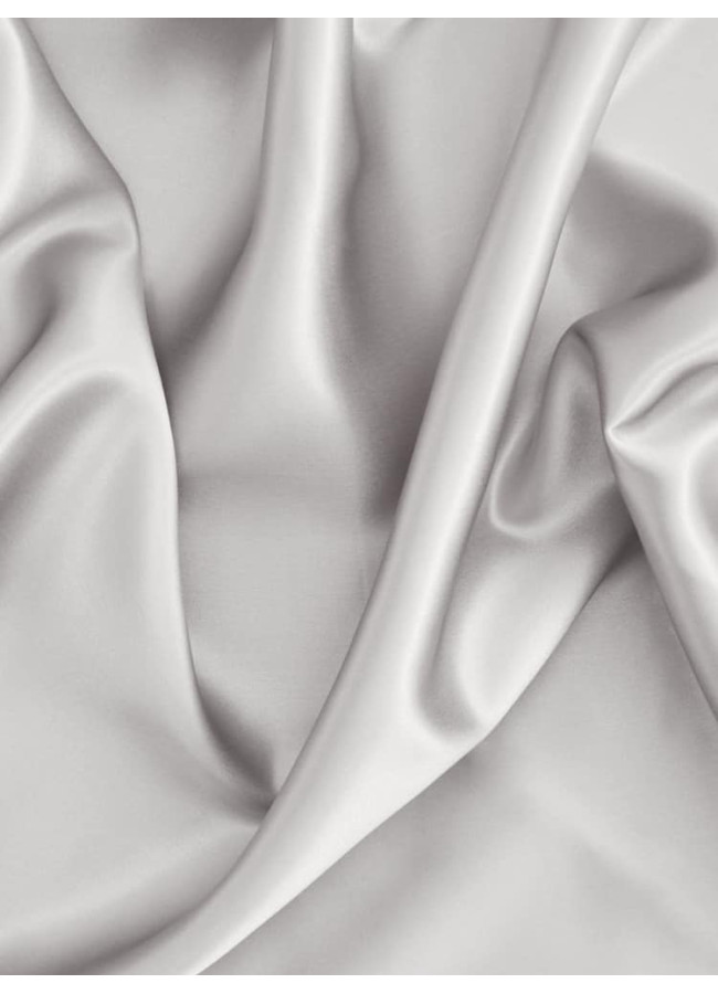 SILVER BELLEN SILK PILLOWCASE