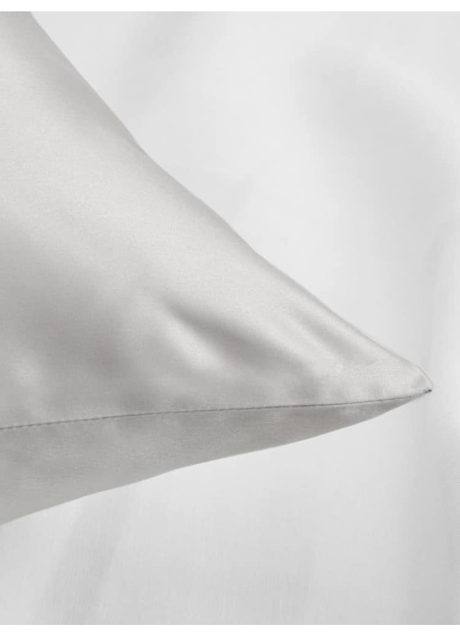 SILVER BELLEN SILK PILLOWCASE