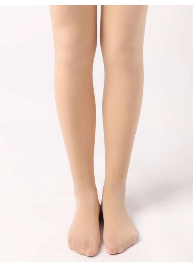FLEECE TOTAL BEIGE TIGHTS
