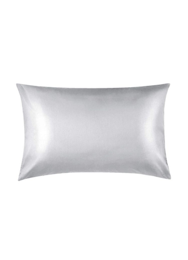 SILVER BELLEN SILK PILLOWCASE