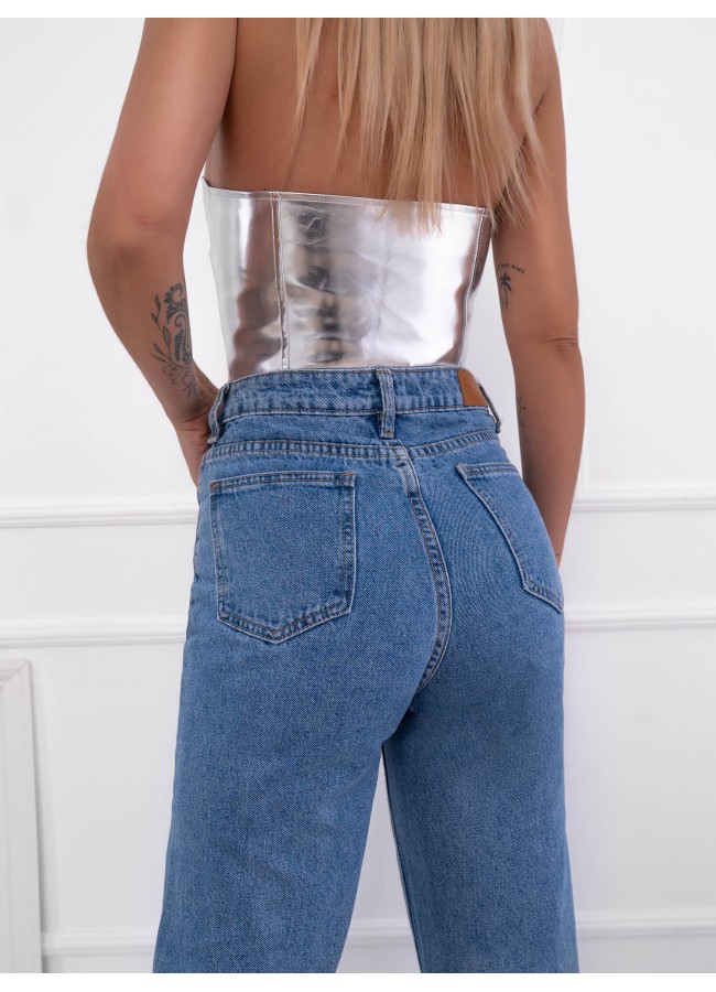 JEANS WITH STRASSY REVERS -...