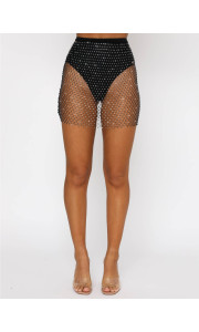 DORITA NET STRASS SKIRT