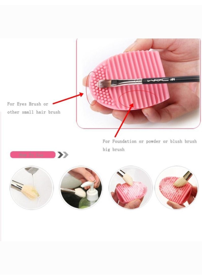 BRUSH CLEANSING SILICONE EGG