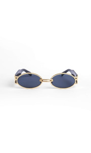 ANNAKEY DOTTY GOLD BLACK SUNGLASSES