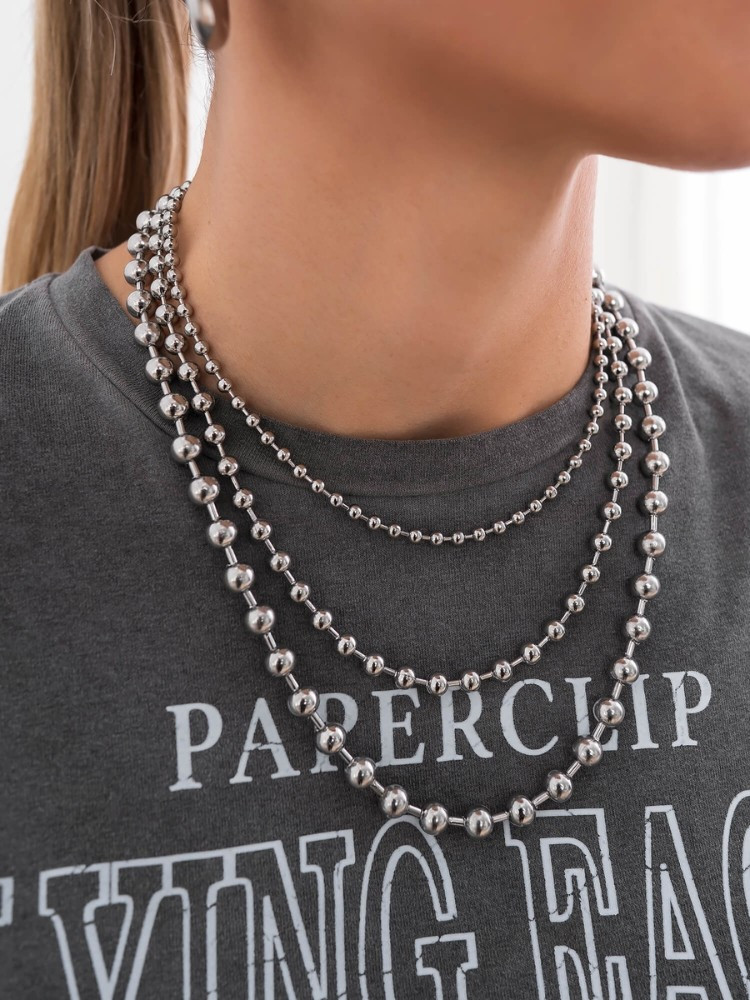 SILVER NECKLACE - ORLA