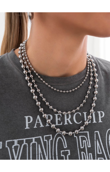 SILVER NECKLACE - ORLA