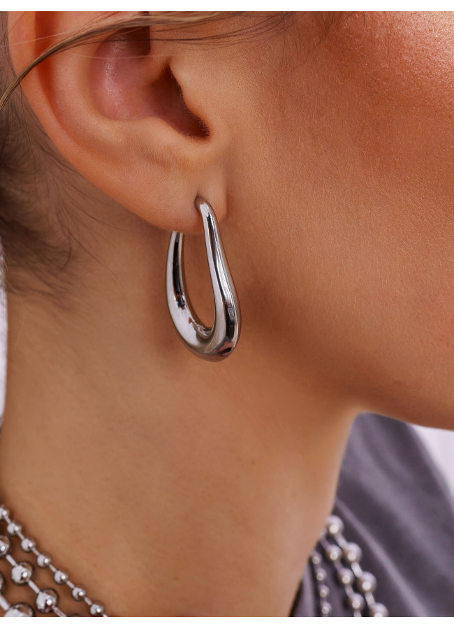 MINI SILVER HOOP EARRINGS - HARALD