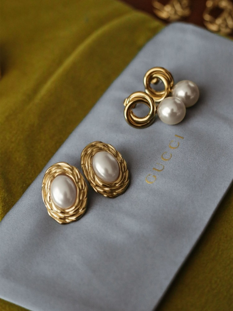 EARRINGS WITH PEARL - GOPEARL