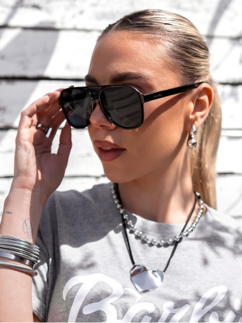 ANNAKEY TORI BLACK SUNGLASSES