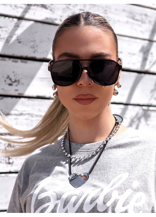 ANNAKEY TORI BLACK SUNGLASSES