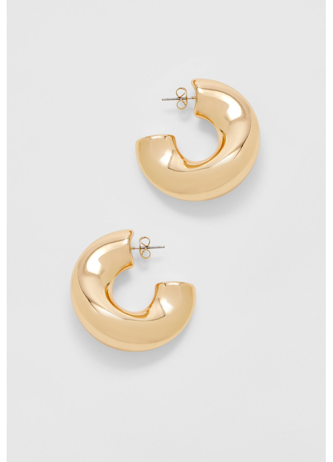 GOLD HOOP EARRINGS - VADA