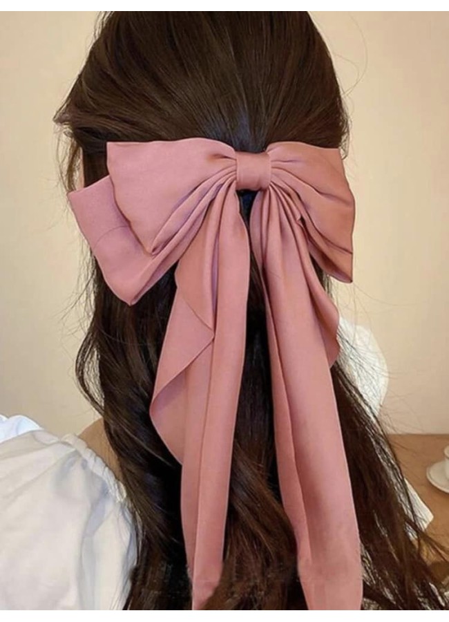 DUSTY PINK HAIR BOW - MIRACLE