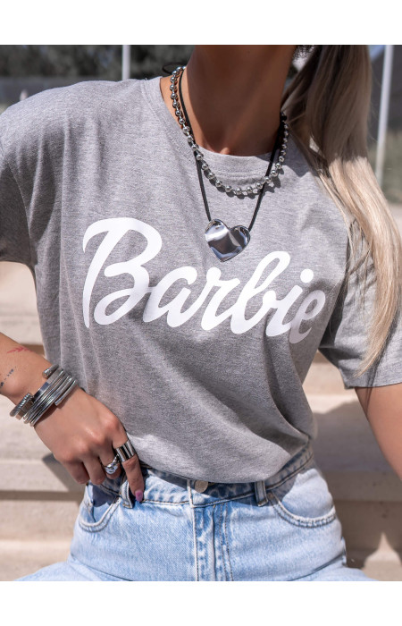 GREY WITH WHITE T-SHIRT BARBIE