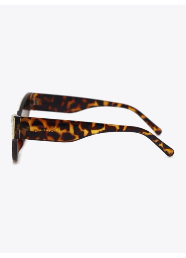 ANNAKEY MARILYN LEOPAR STRASS SUNGLASSES
