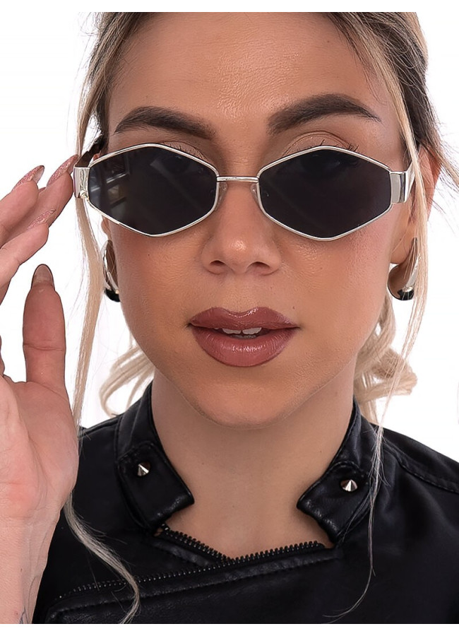 ANNAKEY MARRION BLACK SILVER SUNGLASSES