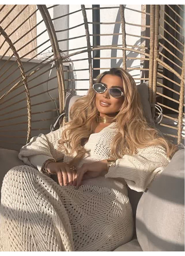 ANNAKEY MARRION BLACK SILVER SUNGLASSES