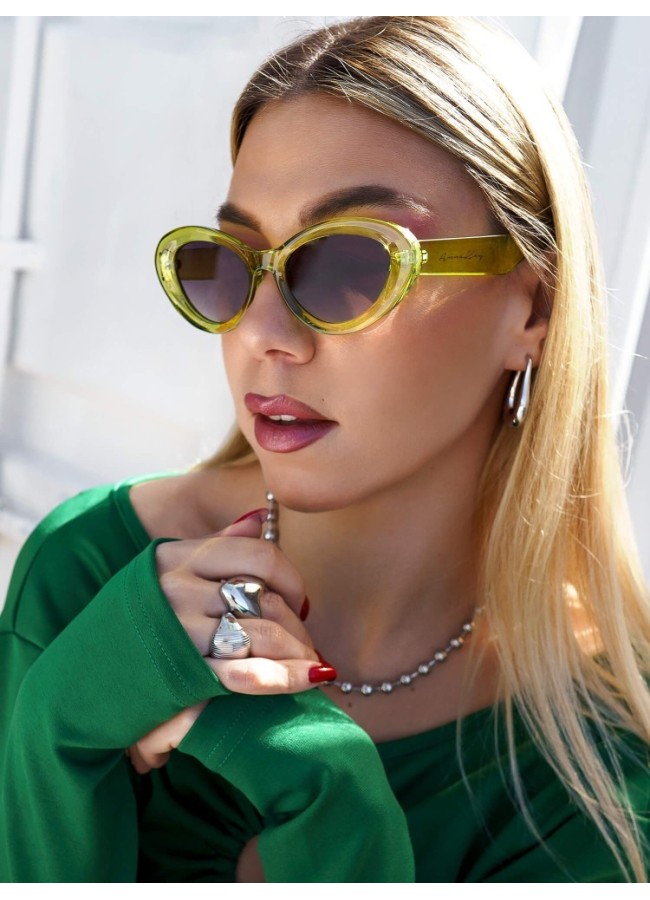 ANNAKEY KORI OLIVE SUNGLASSES
