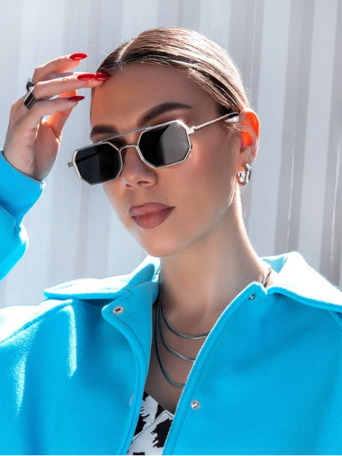 ANNAKEY UNISEX SILVER BERLIN SUNNIES