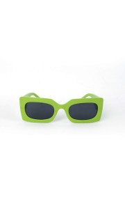 ANNAKEY PALM LIME SUNGLASSES
