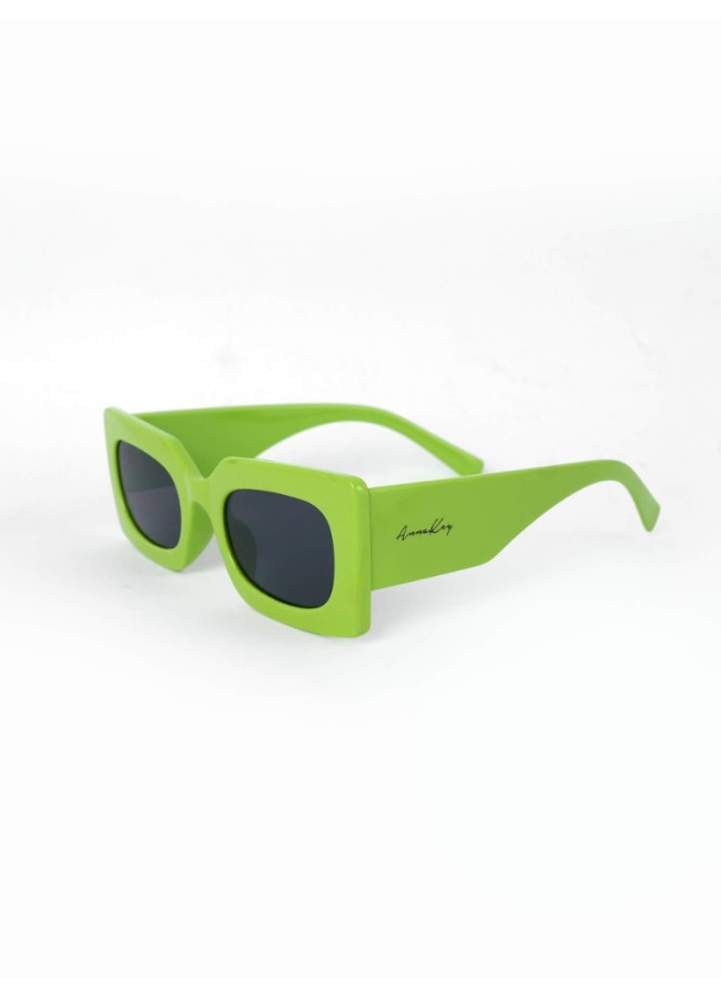 ANNAKEY PALM LIME SUNGLASSES