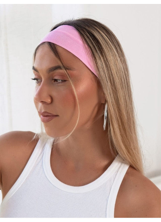 NATURA PINK ELASTIC HAIRBAND