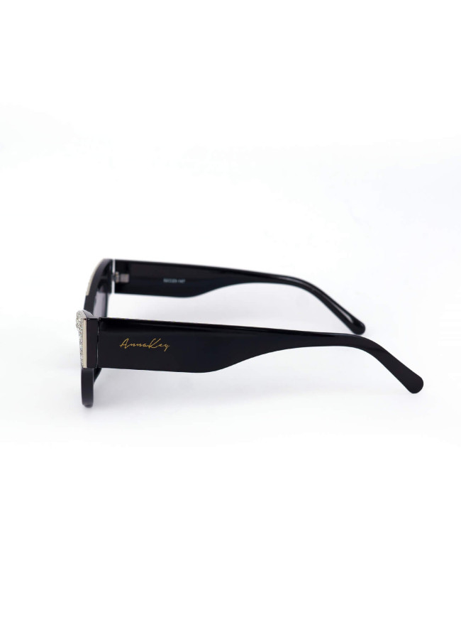 ANNAKEY MARILYN BLACK STRASS SUNGLASSES