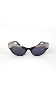 ANNAKEY MARILYN BLACK STRASS SUNGLASSES