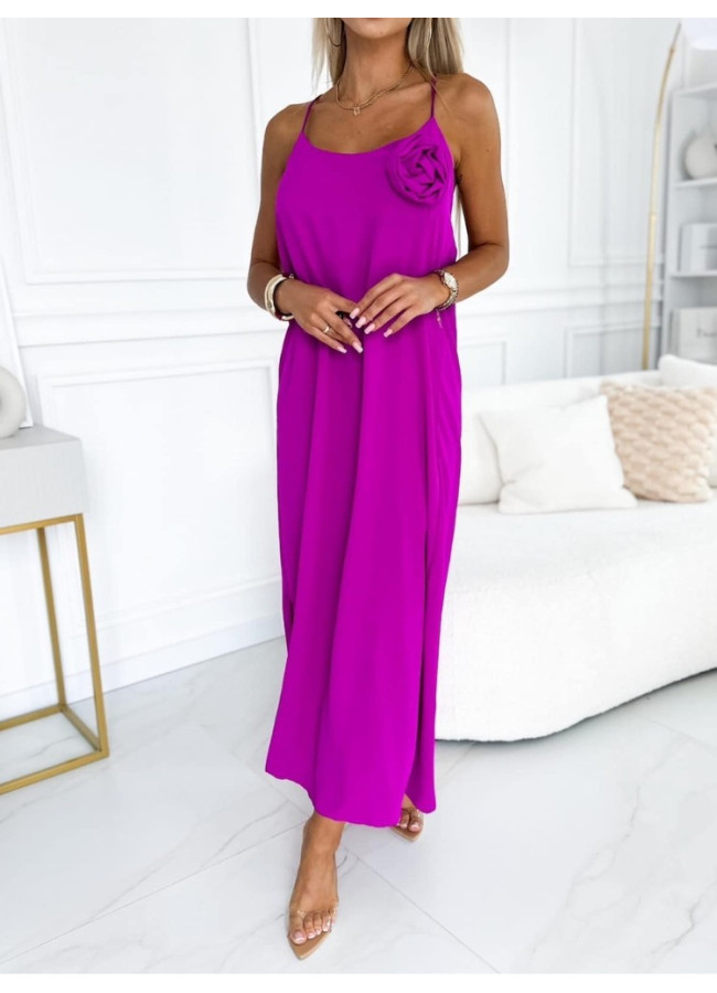 DRESS WITH FLOWER - MADELINE