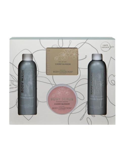 BODY COLLECTION CHERRY BLOSSOM GIFT SET