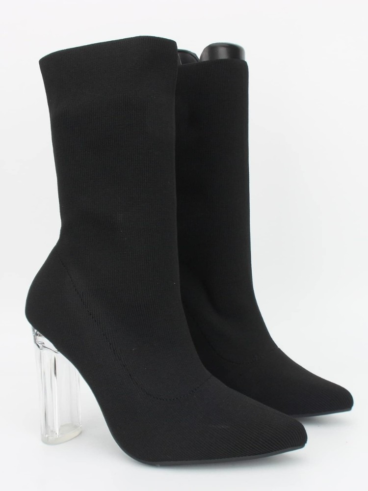 BLACK BOOTIES - ARLEKINO