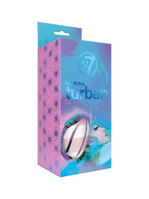 W7 ΤΟΥΡΜΠΑΝΙ ΣΤΕΓΝΩΜΑΤΟΣ ΜΑΛΛΙΩΝ - HAIR DRYING TURBAN