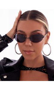 ANNAKEY LORI BLACK SUNGLASSES