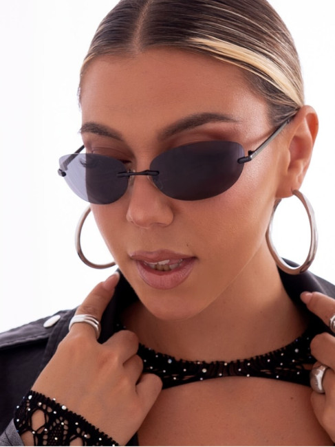 ANNAKEY LORI BLACK SUNGLASSES