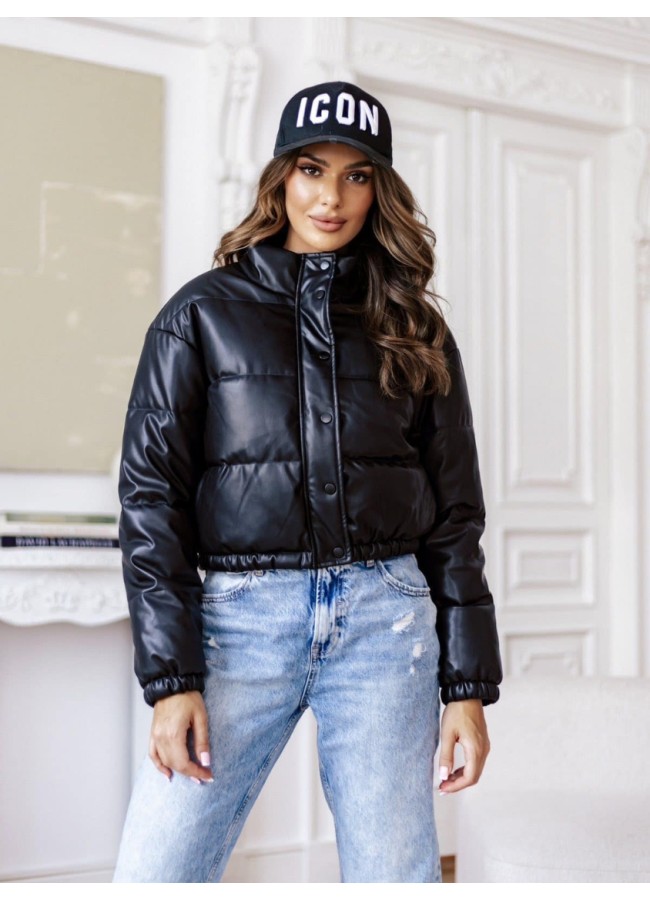 BLACK LEATHER JACKET -...