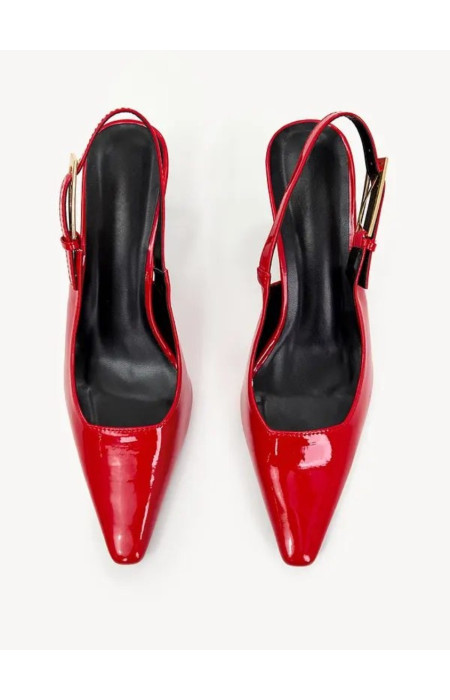 RED LOUSTRIN PUMPS - ZENINA