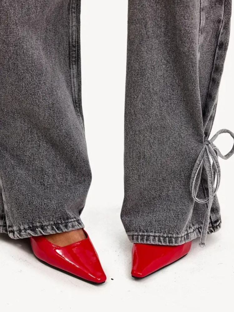 RED LOUSTRIN PUMPS - ZENINA